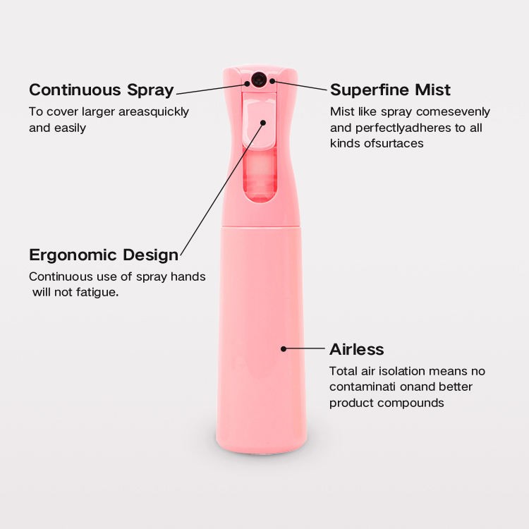 Continuous Hair Fine Mist 360 Spray Bottle