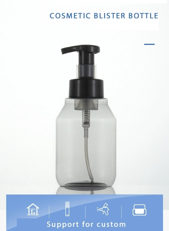 350ml foaming bottle/mousse bottle/PET pump dispenser for hand soap, facial cleanser, and facial wash.