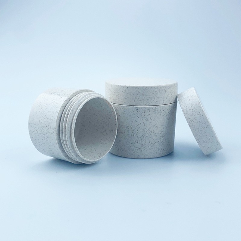 PLA Material Cosmetic Refill Containers: Scrub Cream Jars, 50g/100g Wide-Mouth Jars for Hair Conditioner and Face Mask (Wholesale) ‌