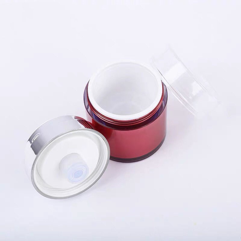 PP double-walled vacuum cream bottle, 15g, 30g, 50g, cosmetic pump bottle, empty face cream bottle.