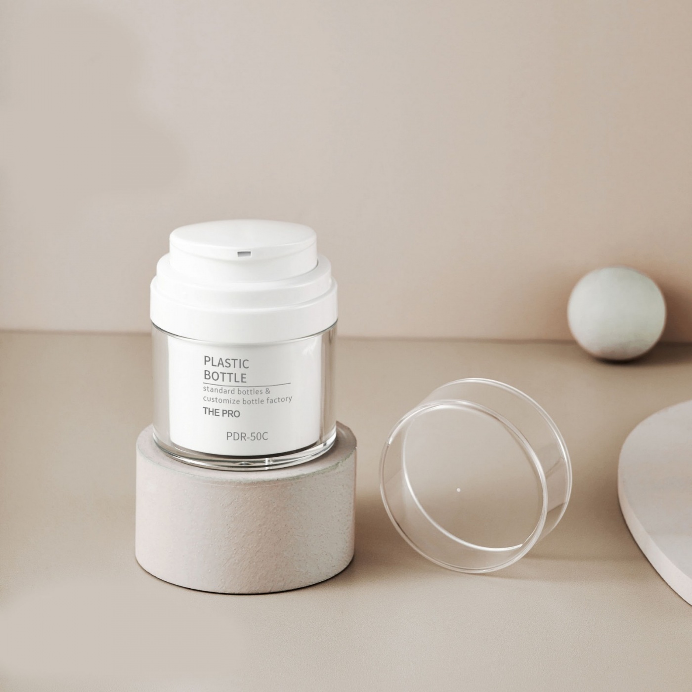 New acrylic airelss jars for creams and lotions (30ml & 50ml) - cosmetic bottles