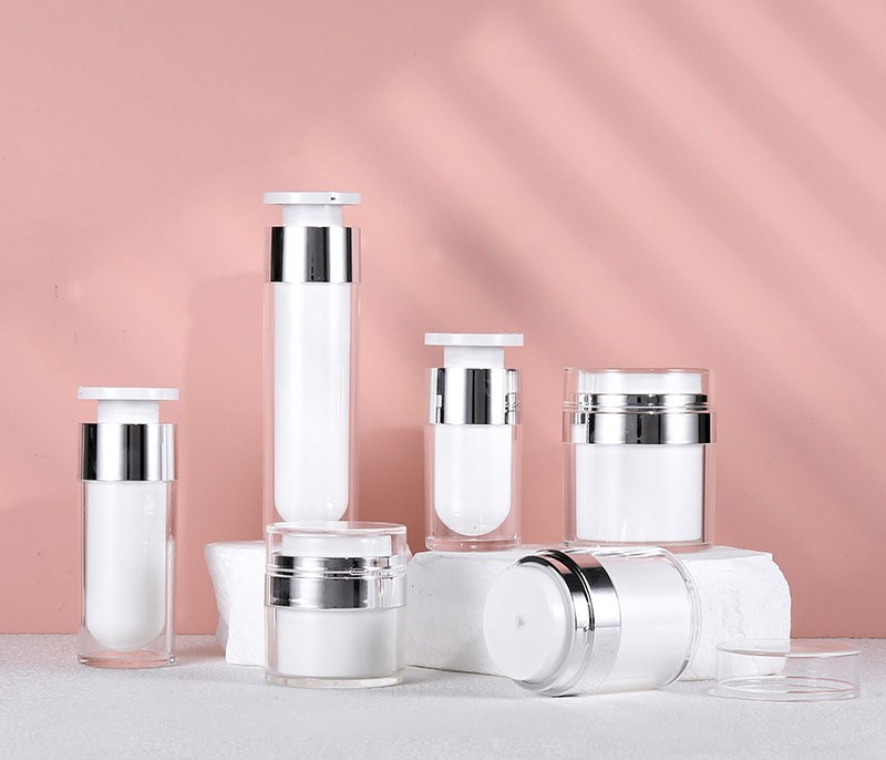 15/30/15g Acrylic Press-Type airless Cream Bottle; 50/30/50ml Emulsion airless Dispensing Bottle