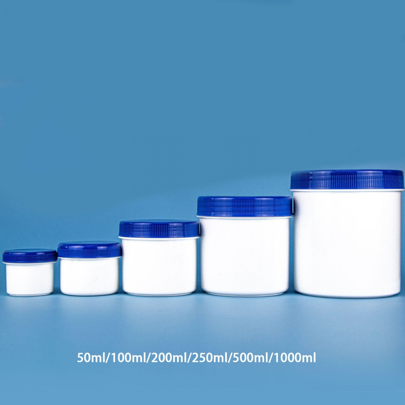 50ml-1000ml multi-size hair mask, facial mask, cream, and lotion dispenser, large capacity, light-proof, airtight PP plastic container.