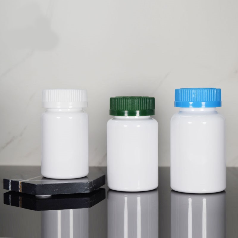 PET white CRC child-protective cap screw cap bottle