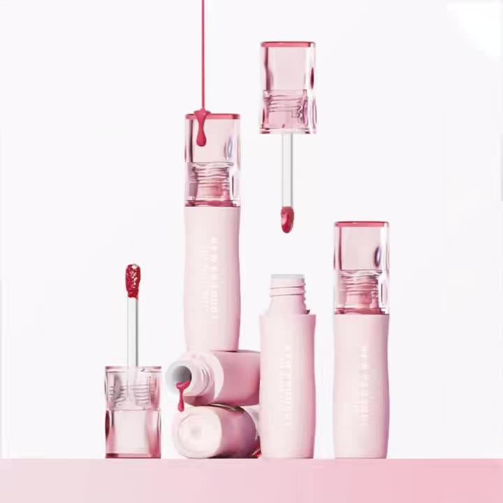 2.2ml Portable Stylish Lip Gloss Tube, Rotating Water Ripple Lip Pulp, Lip Gloss Makeup Packaging