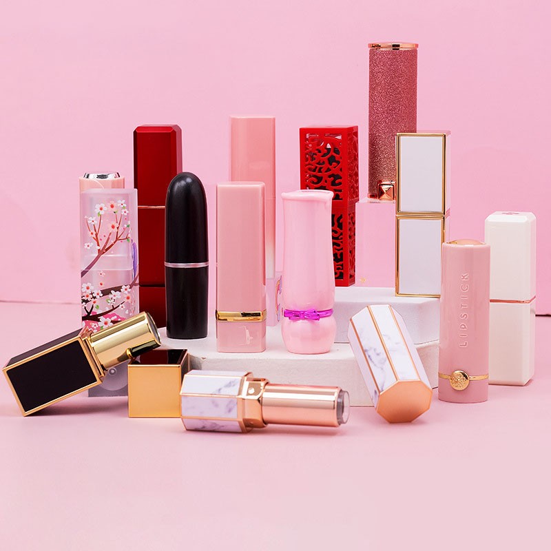 Wholesale packaging materials for 12.1mm square and round lipstick tubes (empty tubes)