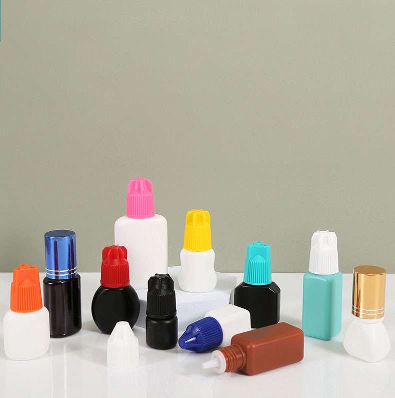 2ml/5ml/7ml/8ml/10ml/12ml/15ml eyelash glue bottle, black glue, Korean style packaging eyelash glue bottle