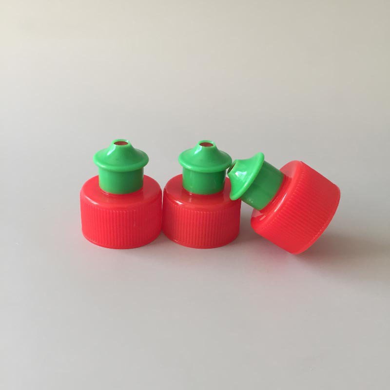 Detergent retractable pull cap, stretch cap， Push and Pull Closures
