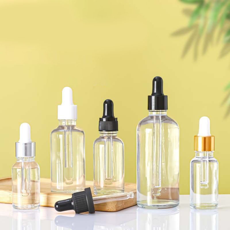 Essential oil bottles with serum pump, travel sample bottles, empty bottles, dropper bottles, serum bottles, cosmetic refill bottles