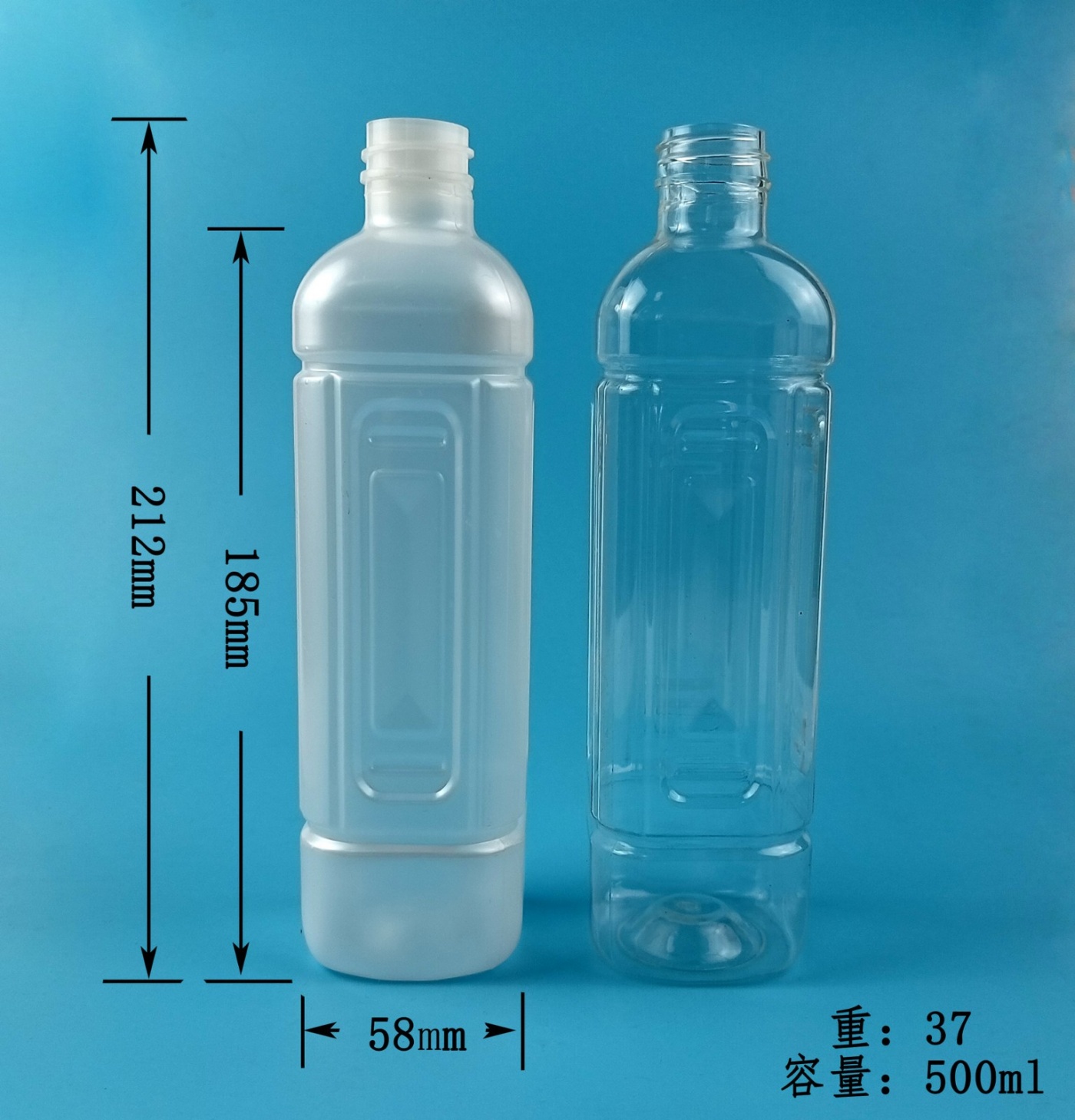 500ml Biodegradable PLA Compostable Drink Bottles – Eco-Friendly Plastic-Free Bottles for Juice, Water & Beverages
