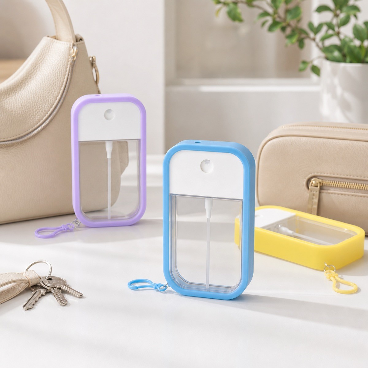 High Quality Plastic Petg Credit Card Shape 45ML Perfume Sprayer Bottle