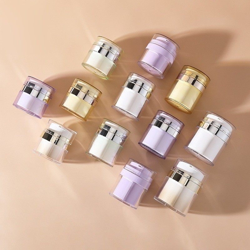  15/30/50ml Wholesale Empty Plastic Cosmetic Face Body Cream Container for Skincare Moisturizer Packaging Custom Logo 50ml Cream Bottle