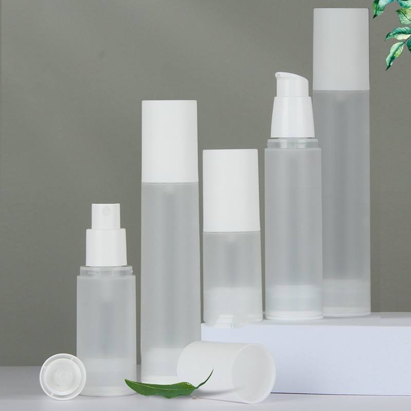 15ml 20ml 30ml 50ml 80ml 100ml Face Cream Emulsion Lotion Airless Press Spray Bottle Cosmetic Vacuum Packaging