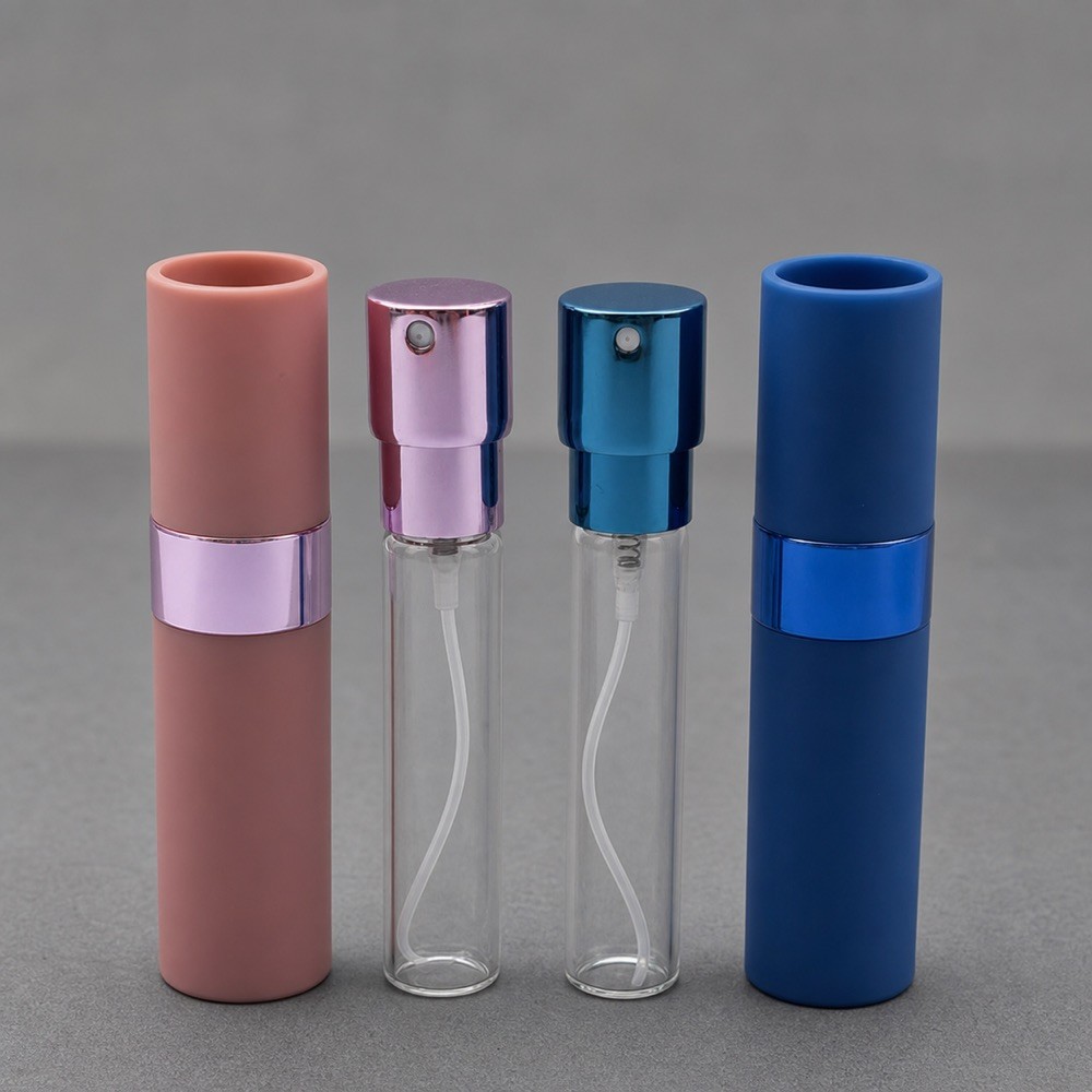 Customized ABS SHELL Portable Spray Bottle 8ml Versatile Mini Spray Bottle Refillable Empty Bottle Packing