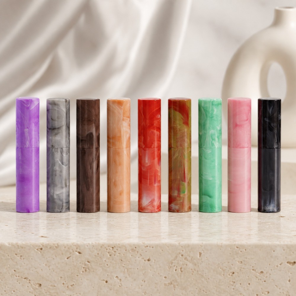 8ml Wholesale Mini ABS Shell  Glass Inner Bottle Perfume Bottle Portable Cosmetic Spray Bottle Twist Type