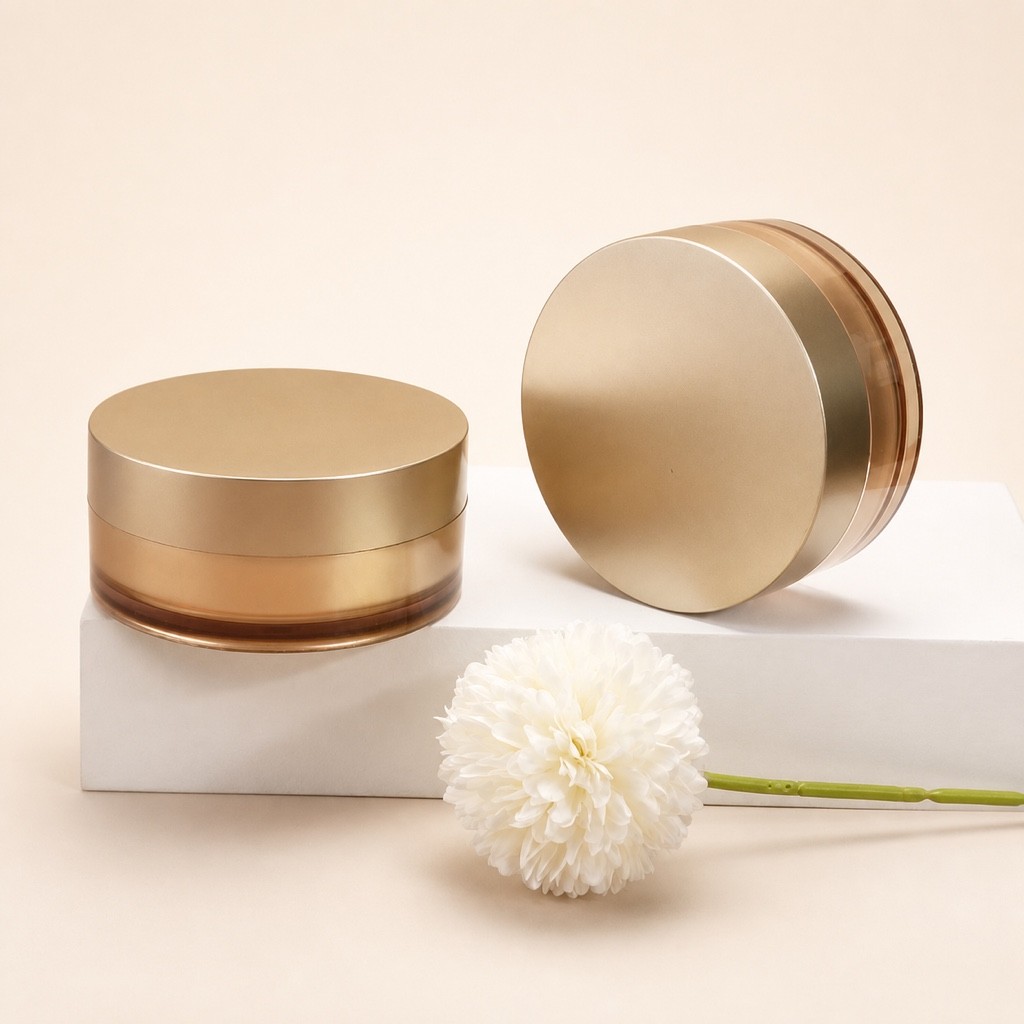 High Custom Luxury Skincare Container Face Cream Jar Empty 100g Plastic Jar With Private Label