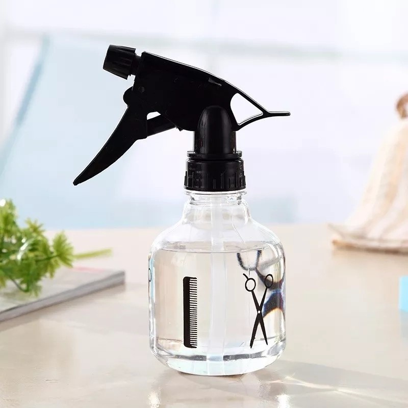 ODM RUIPACK OEM Wholesale 250ml Transparent Empty Trigger Sprayer PET Bottle Plastic Garden Bottles logo