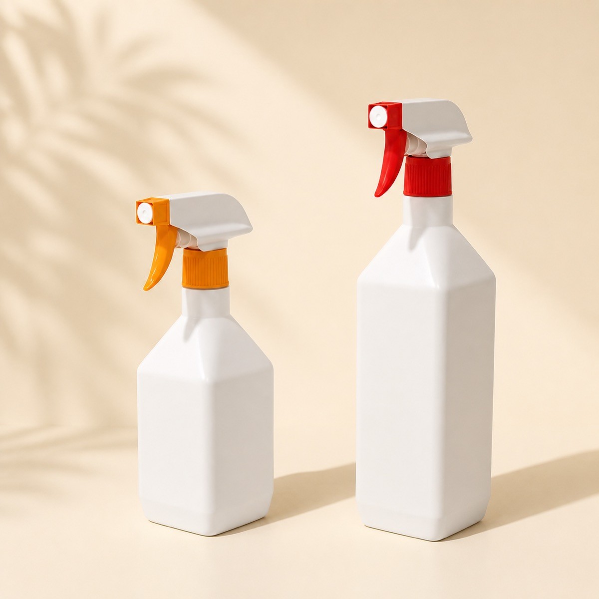 300ml 500ml HDPE Square Bottle Aerosol Fine Spray Trigger Spray Foam Chemical Mist Plant Garden Water Air Freshener Cleaning