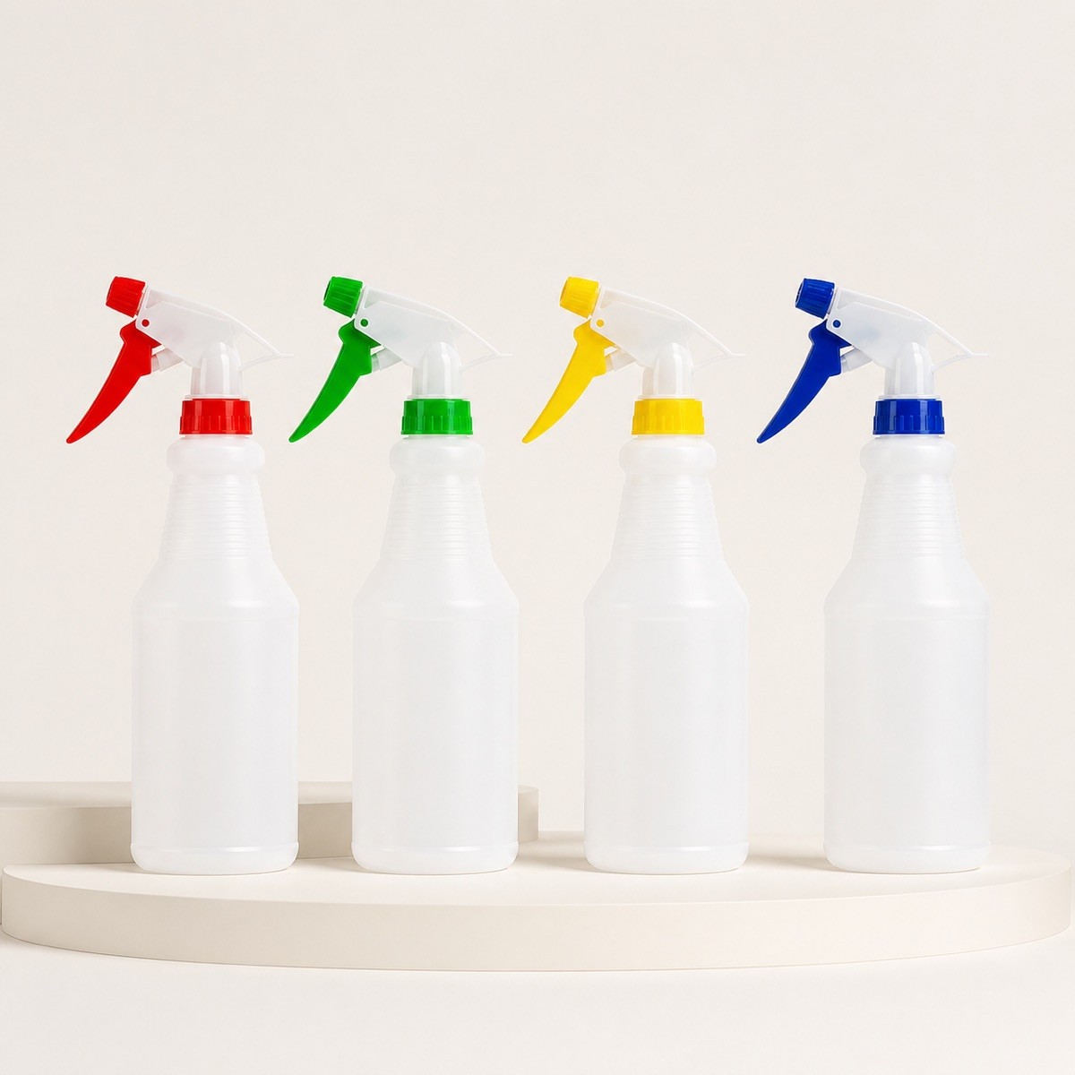 16oz 32oz 500ml 600ml 650ml 1000ml HDPE Washing Car Chemical Cleaning Detergent Bottle Plastic Trigger Spray Bottle