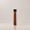 89mm-to-120mm-pet-pcr-child-resistant-packaging-tube-shown-as-a-single-amber-tube-with-black-cap.jpg