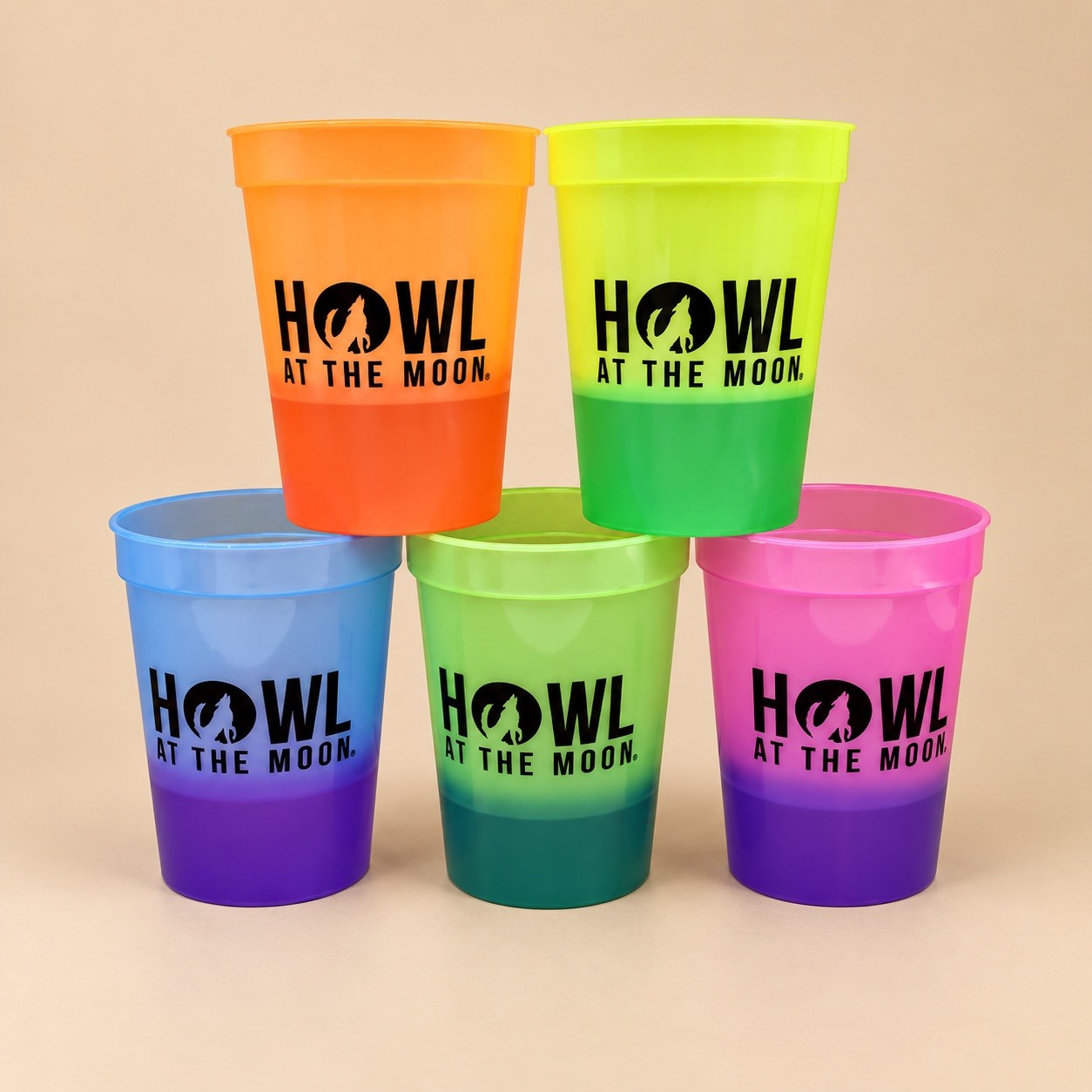 Color Changing Cup 16oz Plastic Tumblers With Lids Straws for Iced Coffee Smoothie Reusable Leak Proof Party Cups for Kids