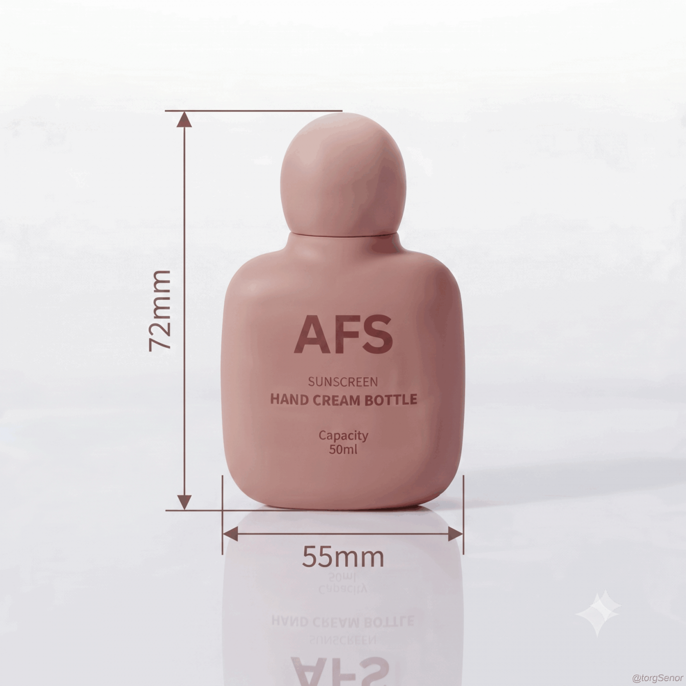 pink-50ml-flat-pe-hand-cream-bottle-size-chart