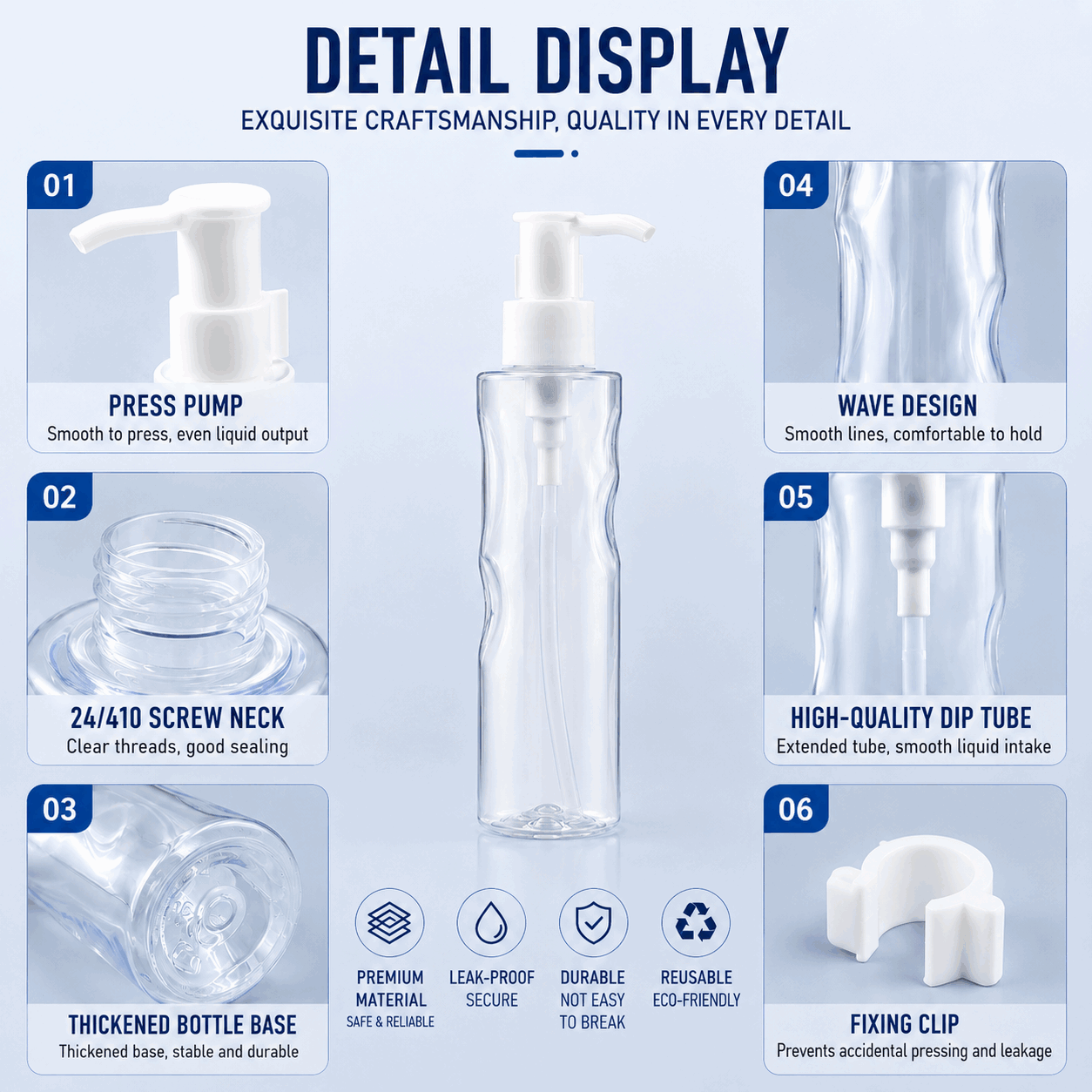 120ml-pet-water-ripple-lotion-pump-bottle-detail-display