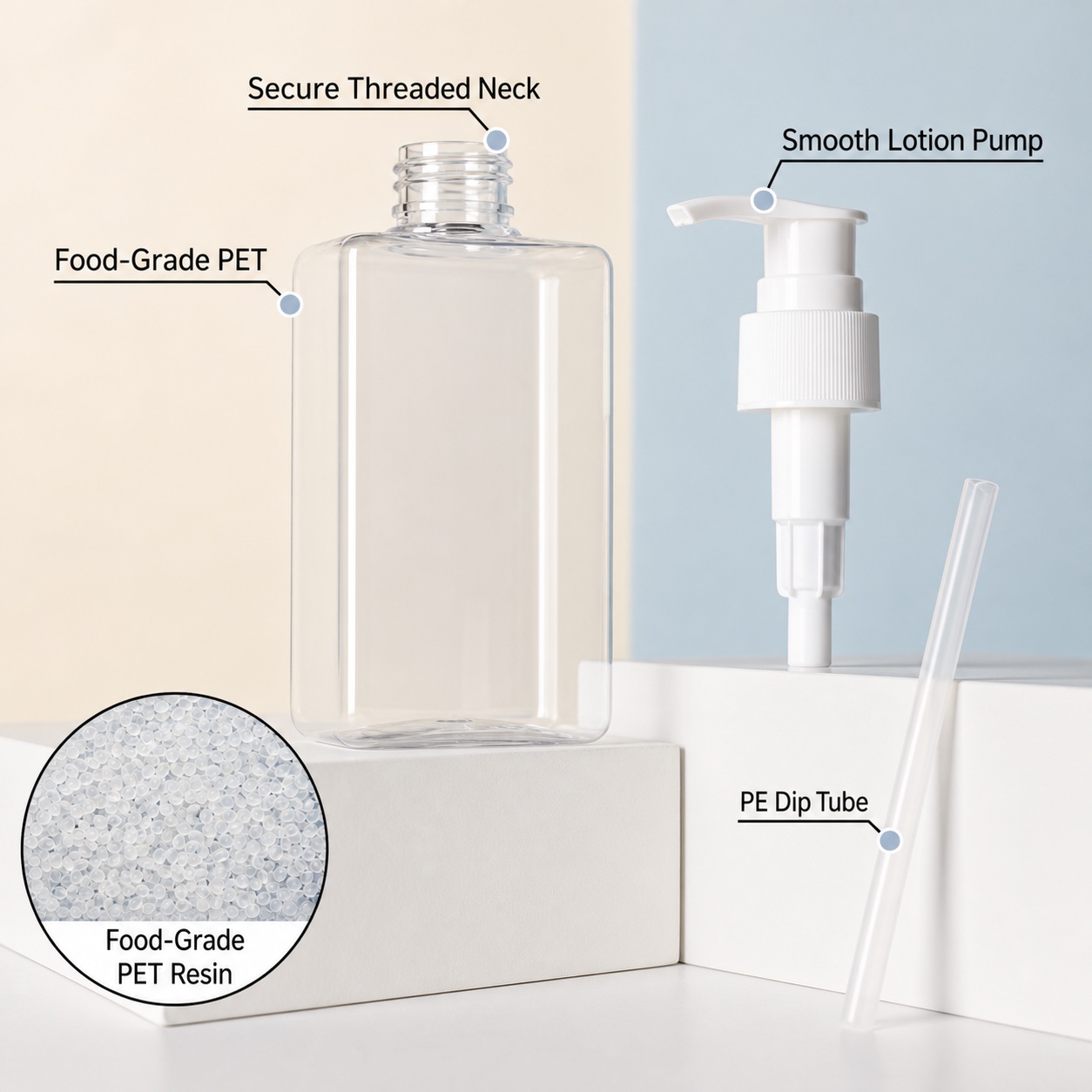 pet-bottle-lotion-pump-and-pe-dip-tube-components
