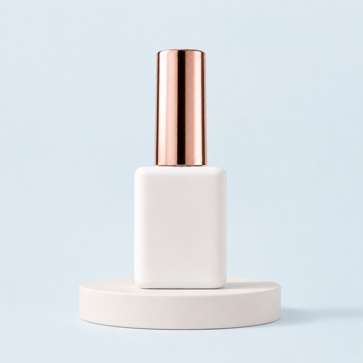 white-rectangular-pe-nail-polish-bottle-with-rose-gold-cap