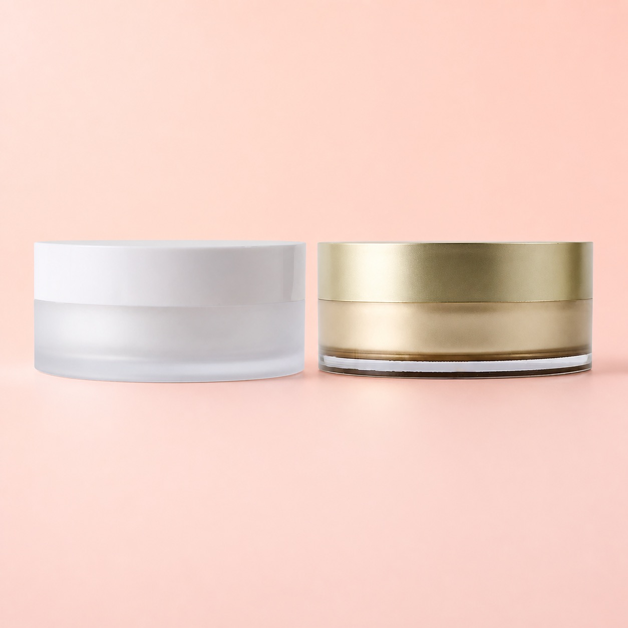 white-and-gold-100g-acrylic-cream-jar-comparison
