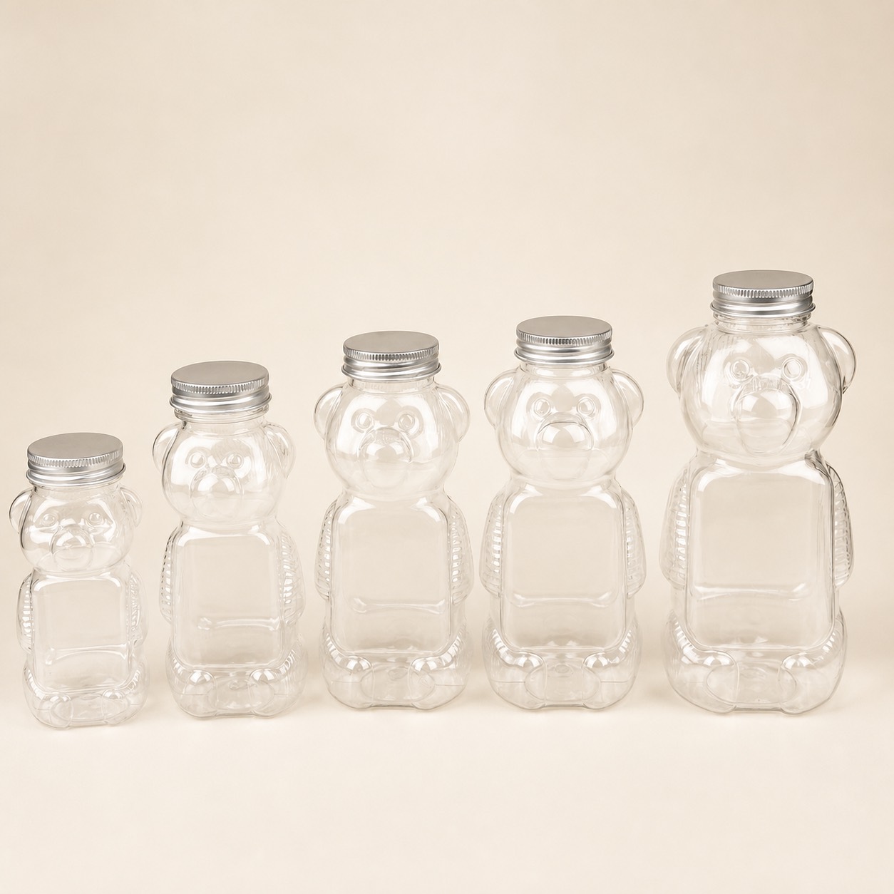 five-clear-bear-shaped-pet-bottles-without-caps