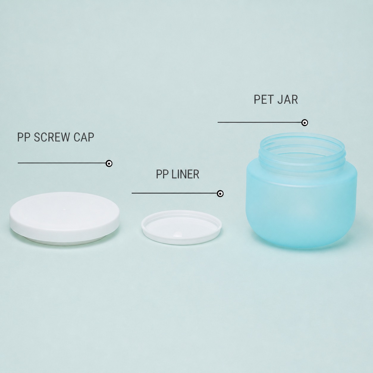 pet-jar-pp-cap-and-pp-liner-material-components