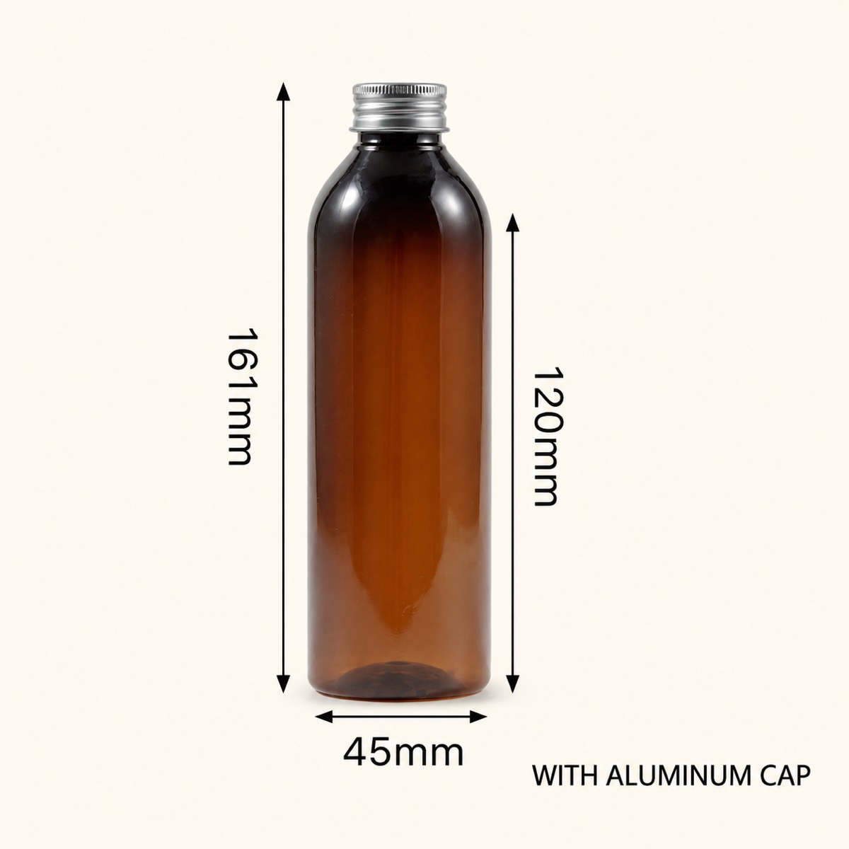 250ml-pet-bottle-with-aluminum-cap-dimensions