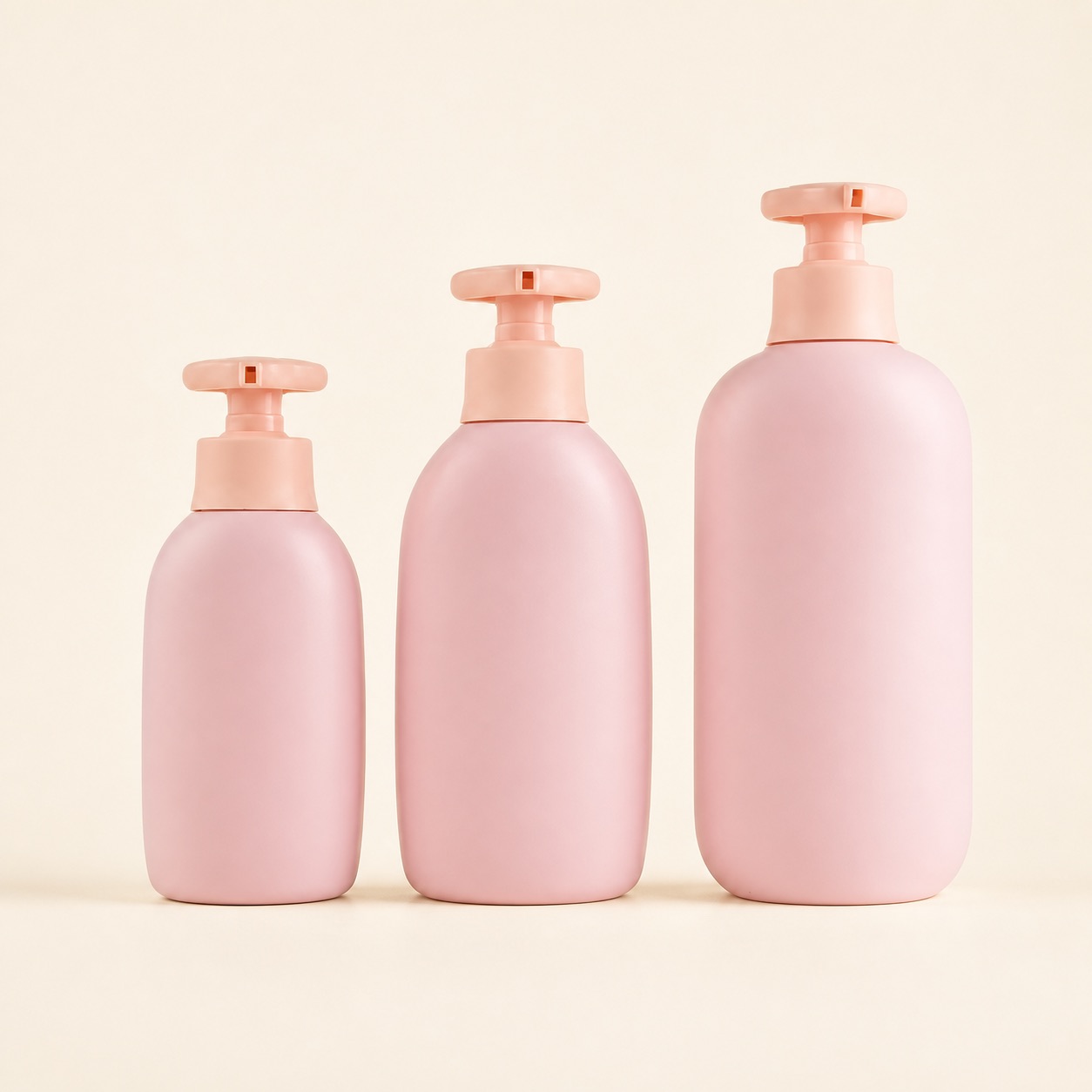 280ml-380ml-500ml-pink-pe-pump-bottle-lineup