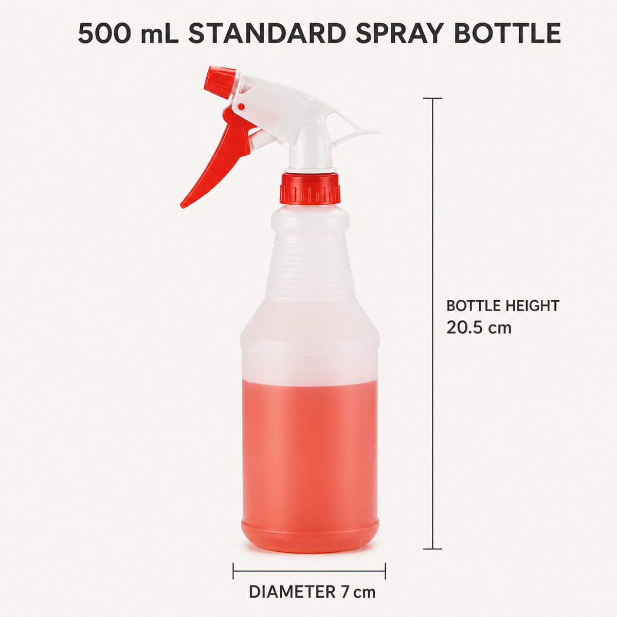 500ml-pe-graduated-trigger-spray-bottle-english-dimensions