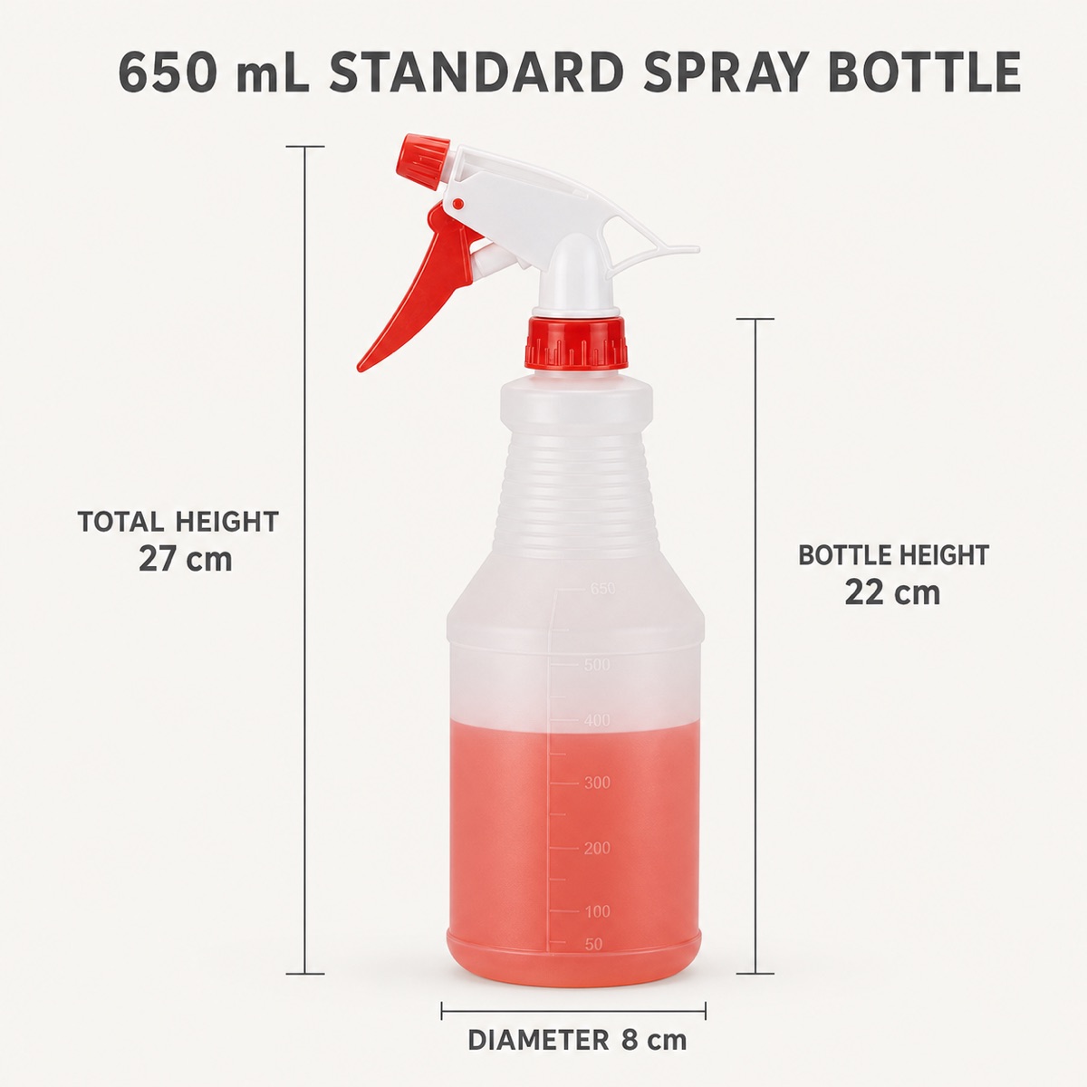 650ml-pe-graduated-trigger-spray-bottle-english-dimensions