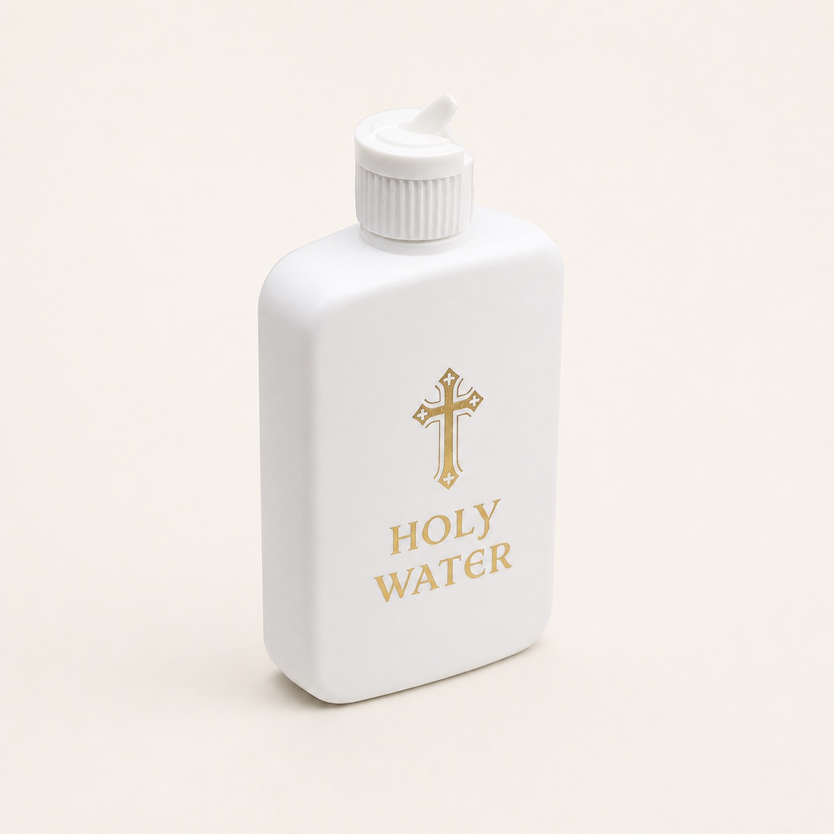 compact-white-pe-holy-water-bottle-with-gold-cross-and-dispensing-cap
