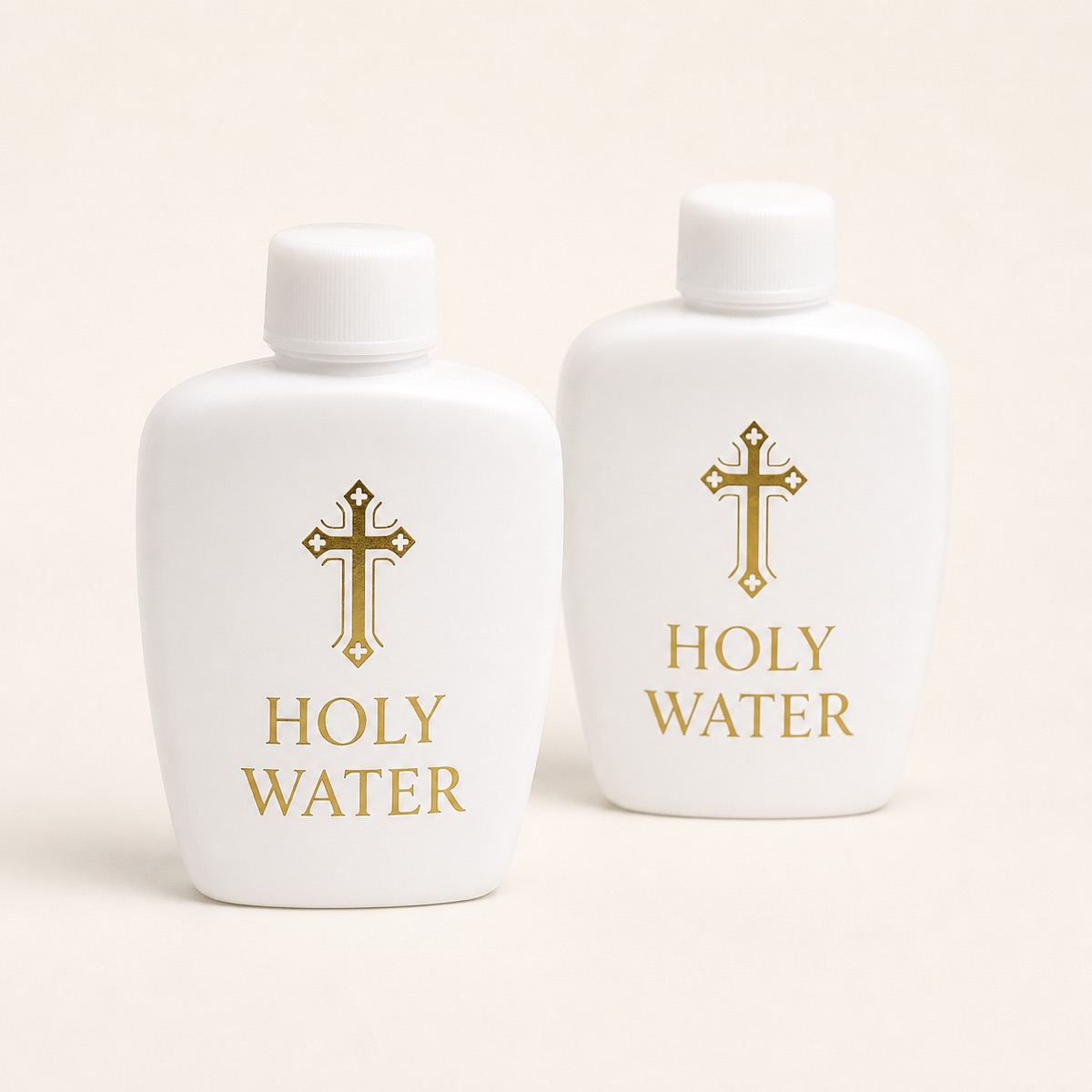two-white-pe-holy-water-bottles-with-gold-cross-decoration