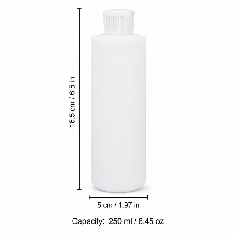 250ml-cylindrical-pe-holy-water-bottle-size-diagram