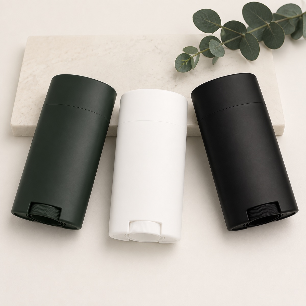dark-green-white-and-black-pp-deodorant-stick-flat-lay