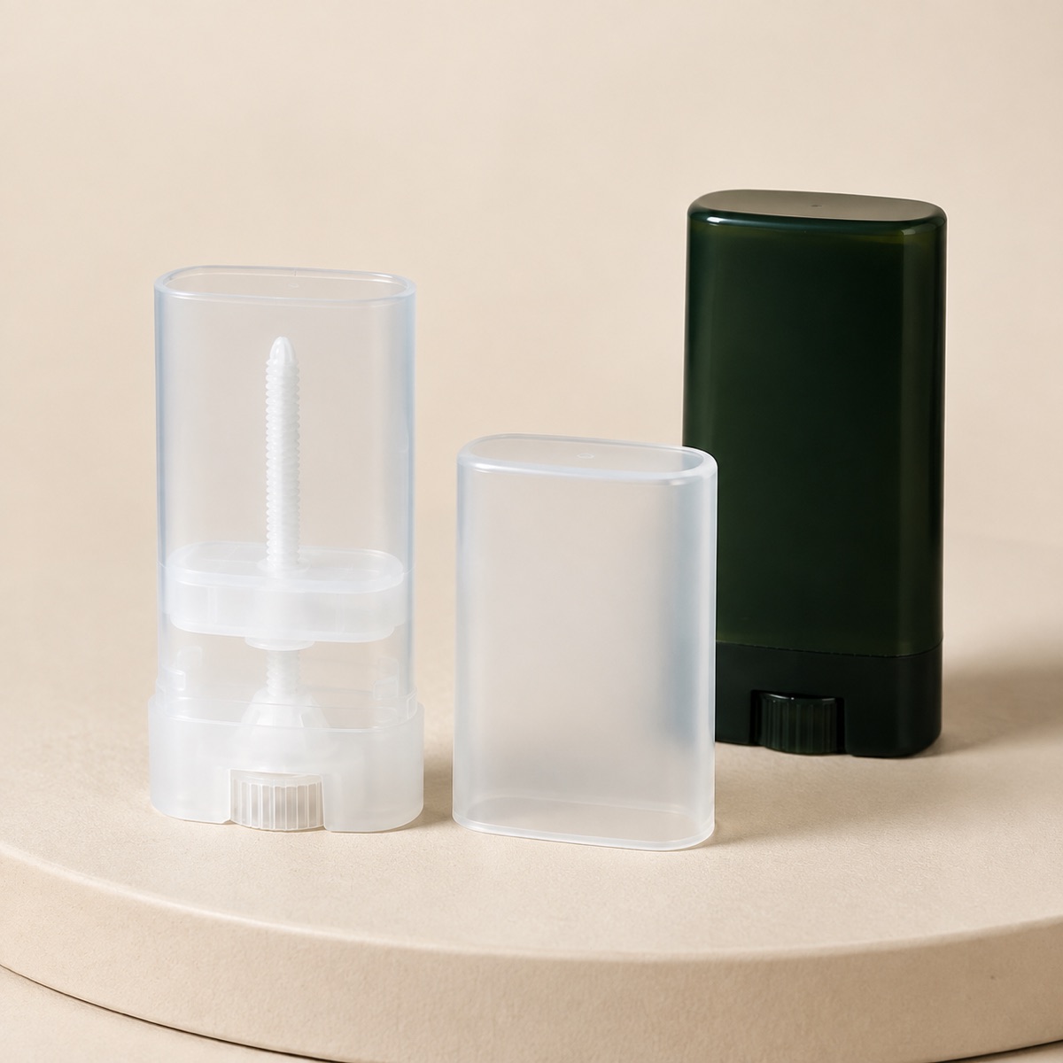 15g-pp-solid-balm-stick-container-with-a-clear-case-and-visible-twist-up-mechanism