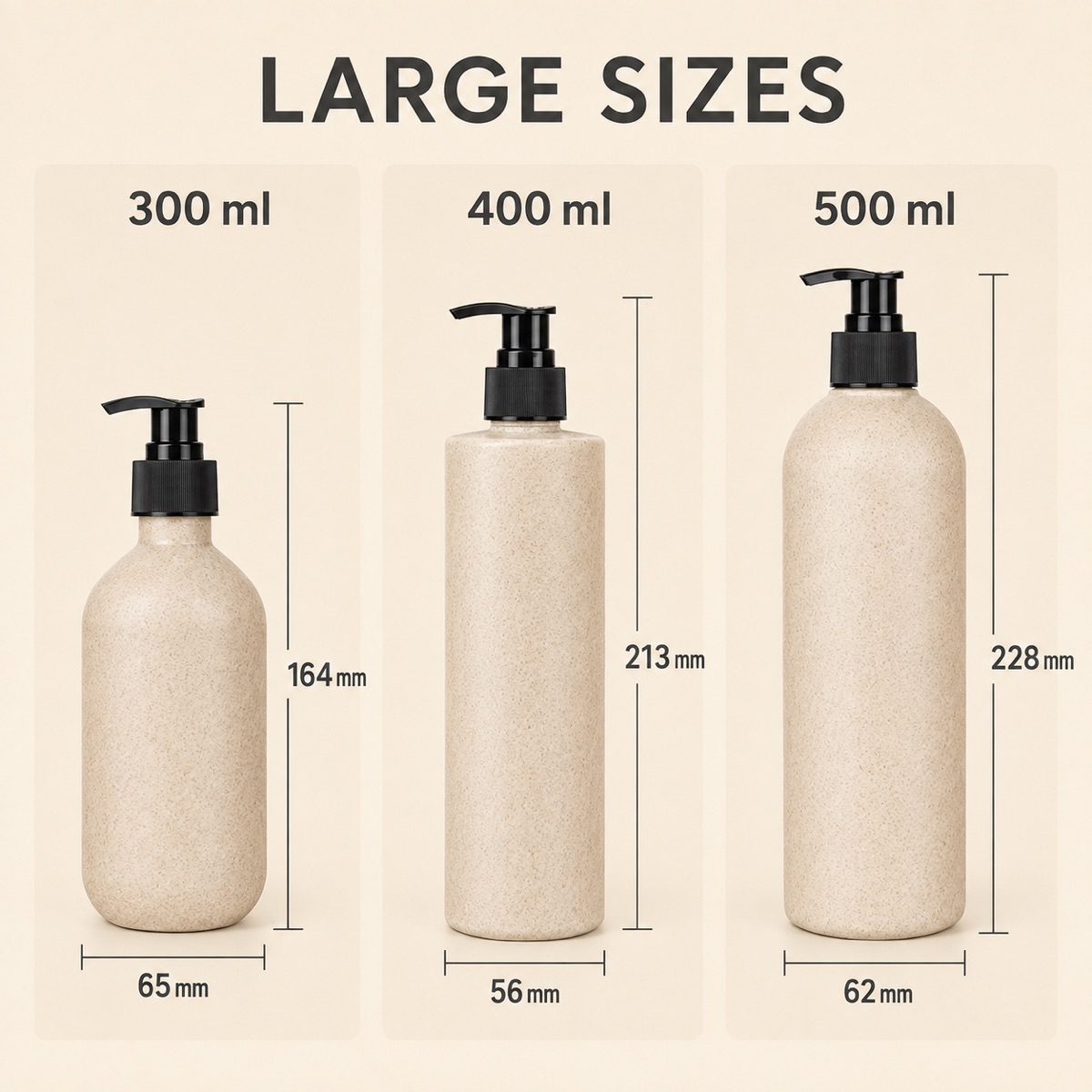 30ml-to-500ml-wheat-straw-composite-pump-bottle-with-300ml-400ml-and-500ml-size-options