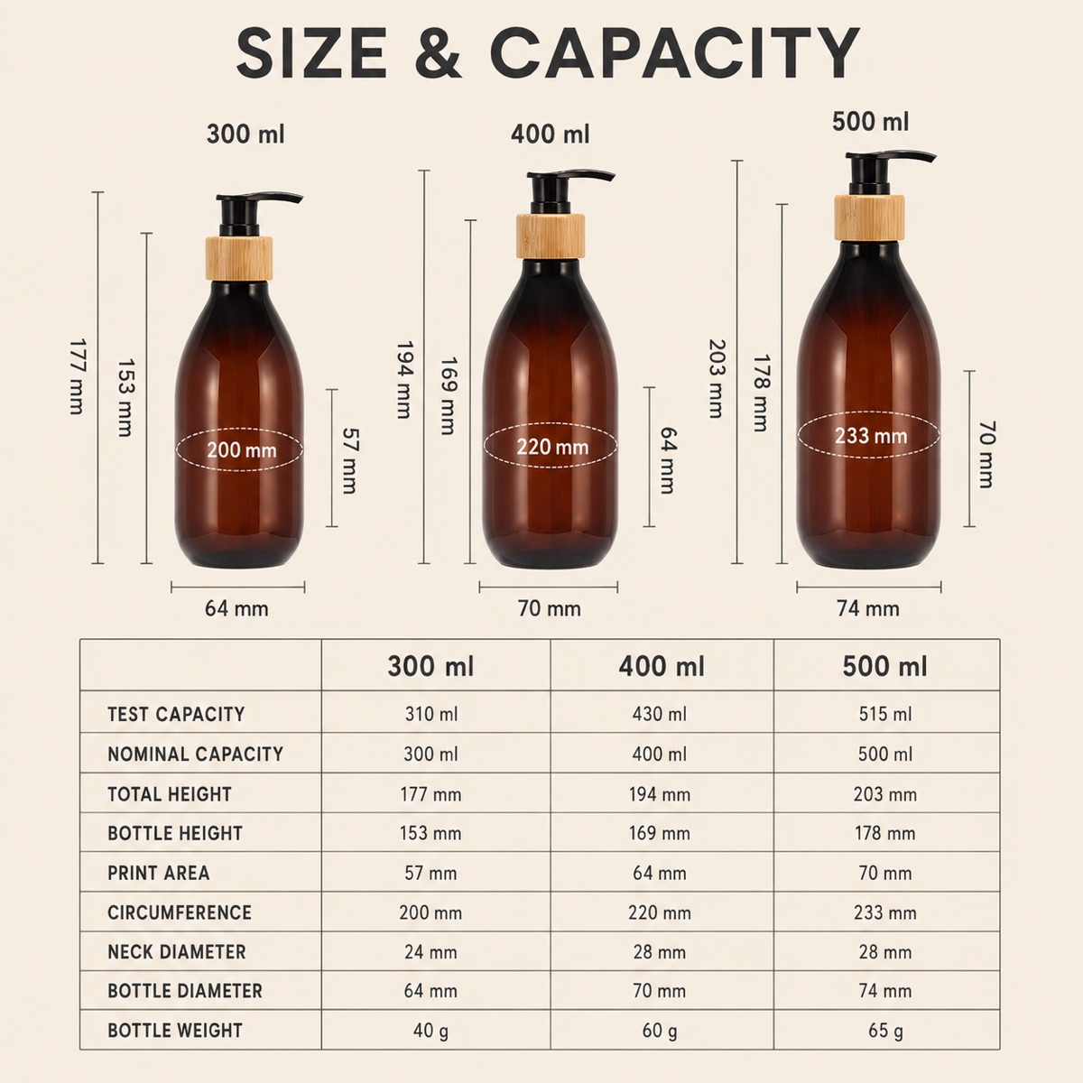 300ml-400ml-500ml-pet-lotion-pump-bottle-with-bamboo-collar-with-300ml-400ml-and-500ml-measurements