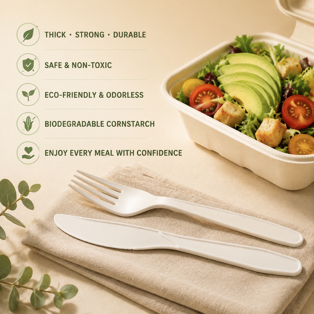 pla-disposable-knife-fork-spoon-and-spork-cutlery-shown-with-a-takeaway-salad-meal