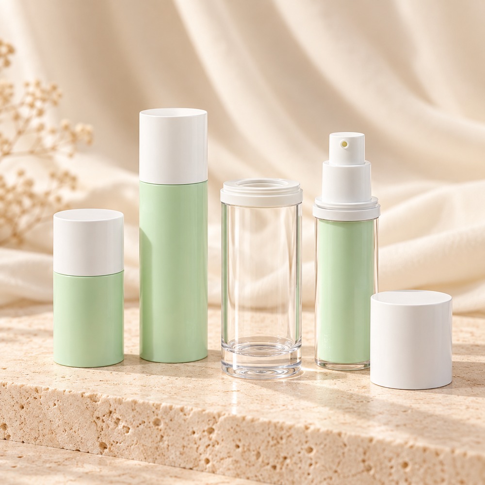 15ml-30ml-mint-refillable-airless-cosmetic-bottle-displayed-as-a-product-hero-image
