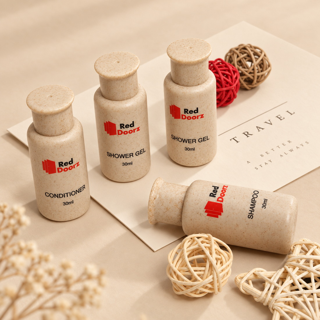 30ml-wheat-straw-composite-hotel-amenity-bottle-showing-flat-lay-props