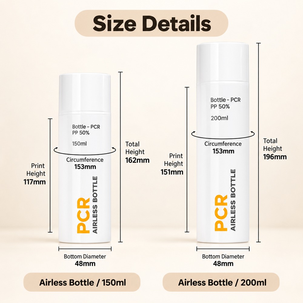50ml-100ml-150ml-200ml-pcr-airless-lotion-bottle-showing-the-150ml-and-200ml-bottle-dimensions