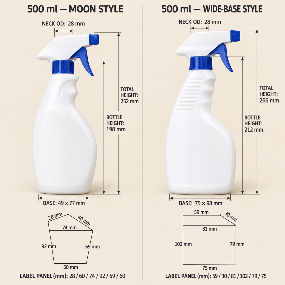 200ml-to-1000ml-pe-trigger-spray-cleaning-bottle-showing-500ml-moon-wide-base-comparison