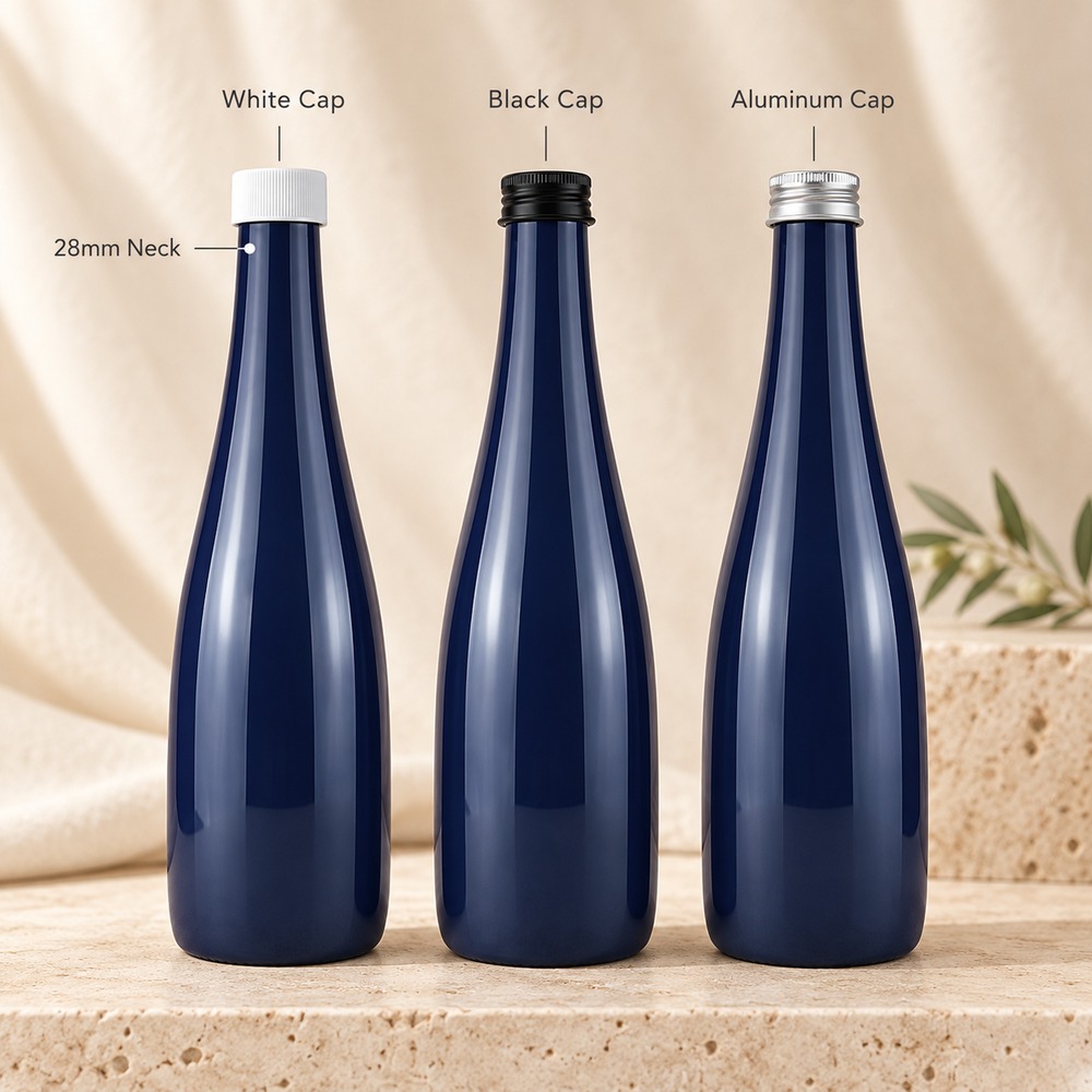 500ml-navy-pet-long-neck-bottle-with-trigger-sprayer-showing-cap-comparison