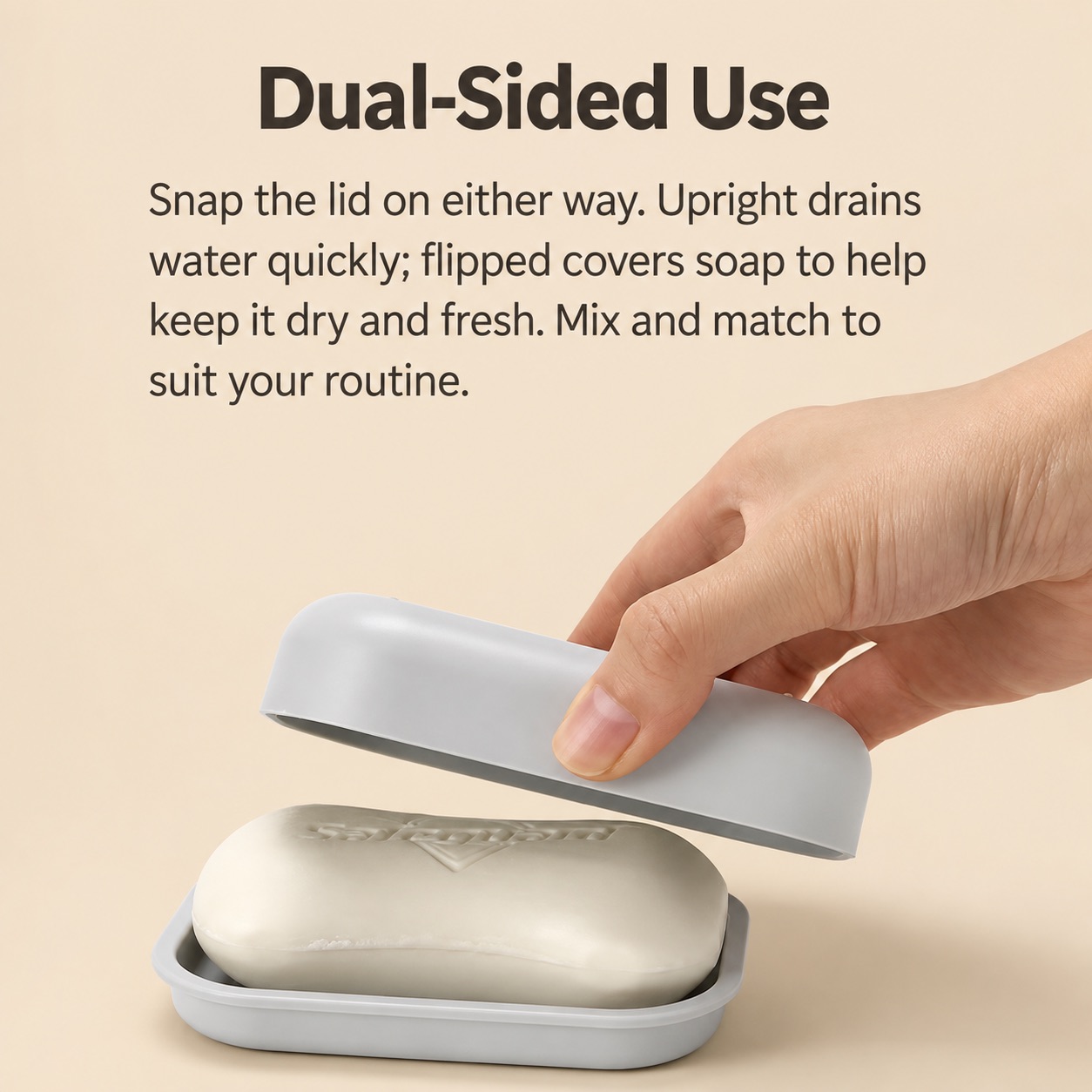 pp-double-layer-quick-drain-travel-soap-dish-showing-dual-sided-use-with-the-protective-lid